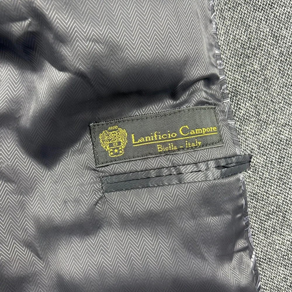 Jos.‎ A. Bank Sport Coat Mens 48 Regular Grey Wool Cashmere Reserve Italian